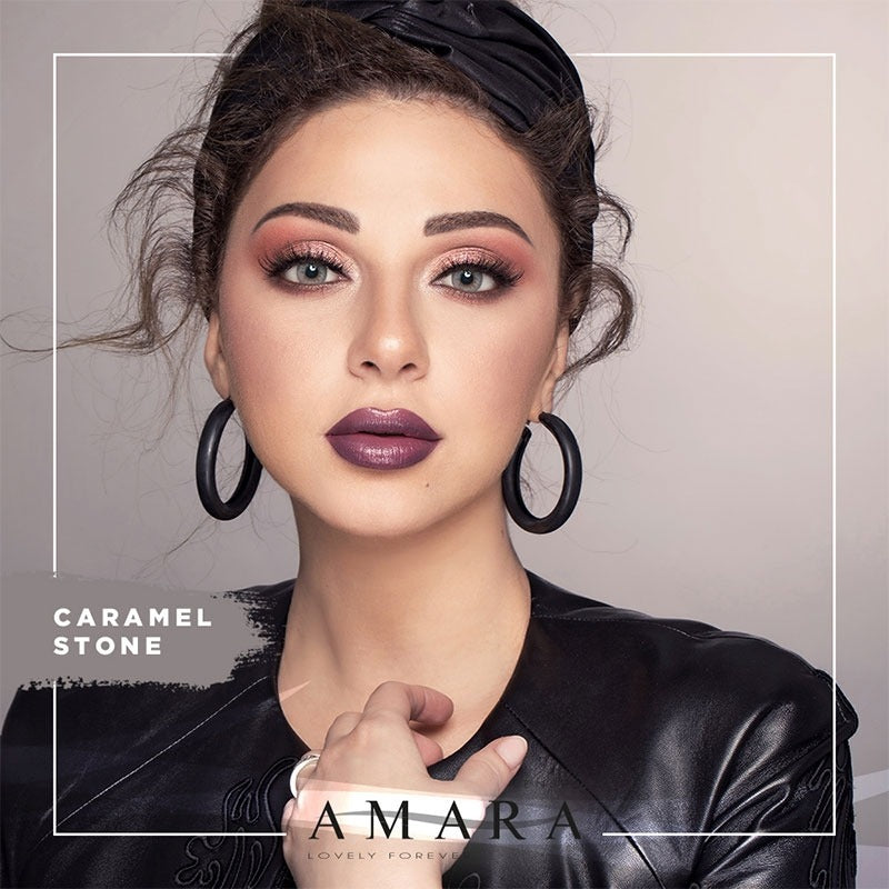 Amara-2 Lenses -Caramal Stone