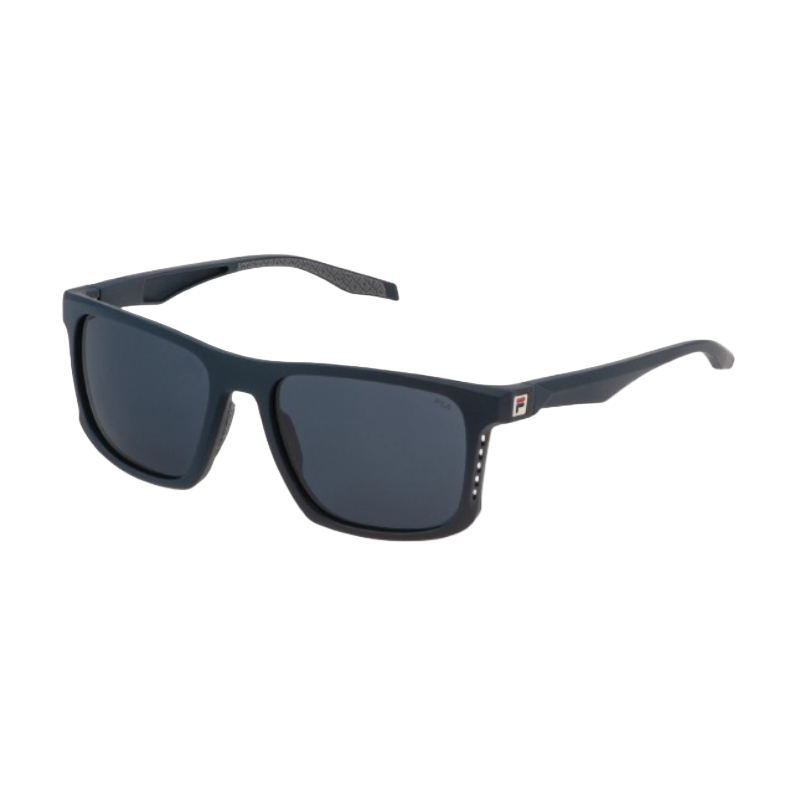 FILA Blue Notte Opaco Square Style Sunglasses