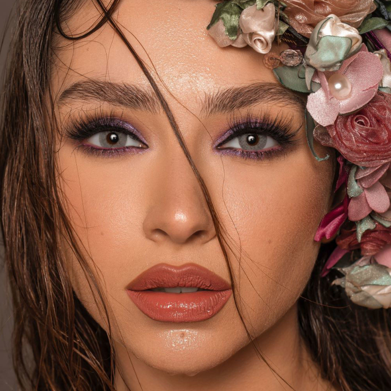 Bella DYE Collection - 2 Lenses -Silver Lace